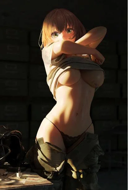 Pawa - Scale Figure - Pilot Onee-san (Deluxe Version)