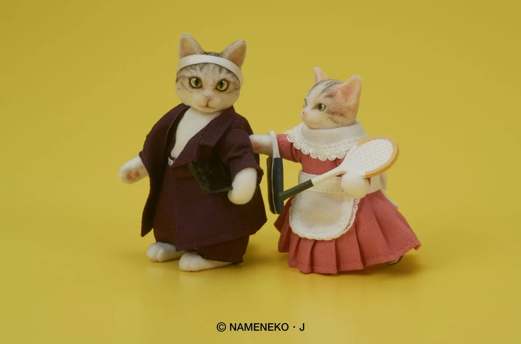 Perlorian Cats - DIGKawaiiAction - Tamasaburo & Mikeko