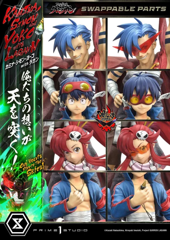 Gurren Lagann - Ultimate Premium Masterline - Kamina, Simon & Yoko with Lagann (Deluxe Version)