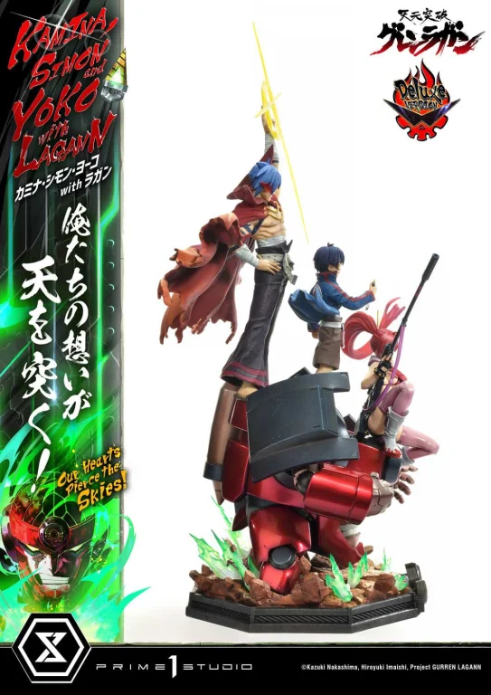 Gurren Lagann - Ultimate Premium Masterline - Kamina, Simon & Yoko with Lagann (Deluxe Version)
