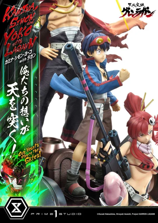Gurren Lagann - Ultimate Premium Masterline - Kamina, Simon & Yoko with Lagann (Deluxe Version)