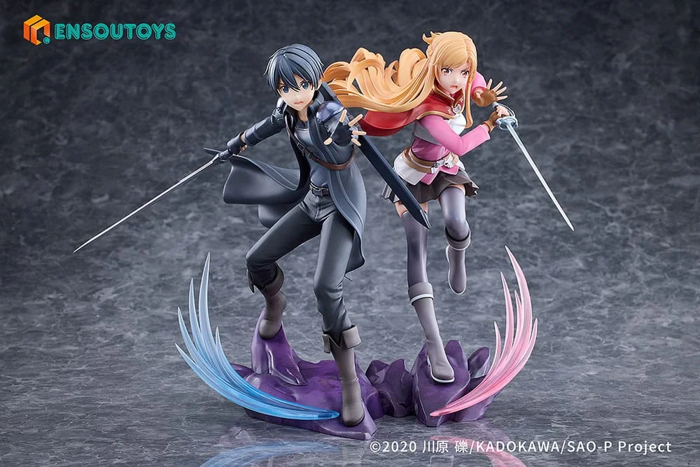 Sword Art Online - Scale Figure - Kirito & Asuna (Set)