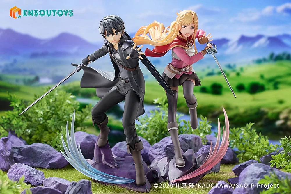 Sword Art Online - Scale Figure - Kirito & Asuna (Set)