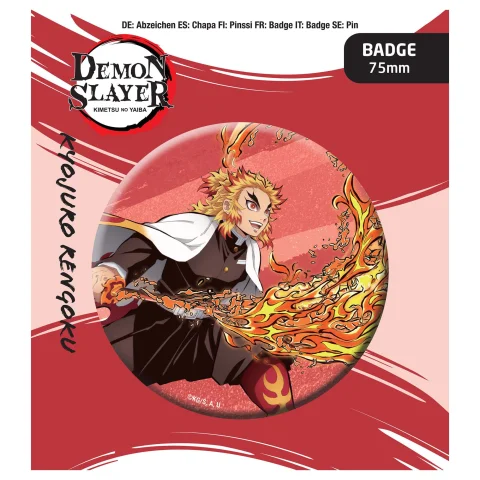 Produktbild zu Demon Slayer - Button - Kyōjurō Rengoku