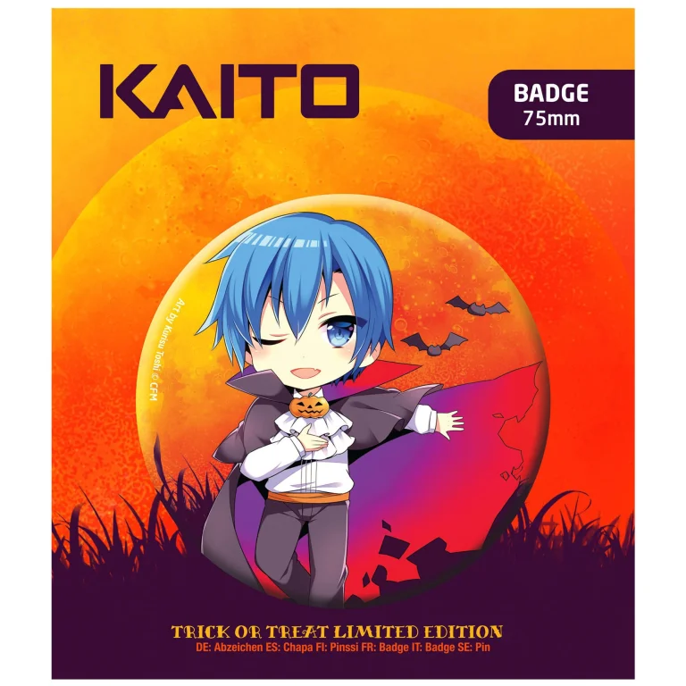 Character Vocal Series - Button - KAITO (Trick or Treat Halloween Limited Edition)