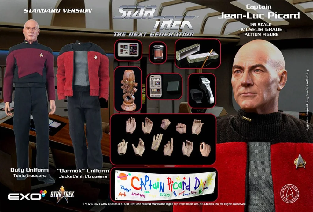 Star Trek - Scale Action Figure - Captain Jean-Luc Picard