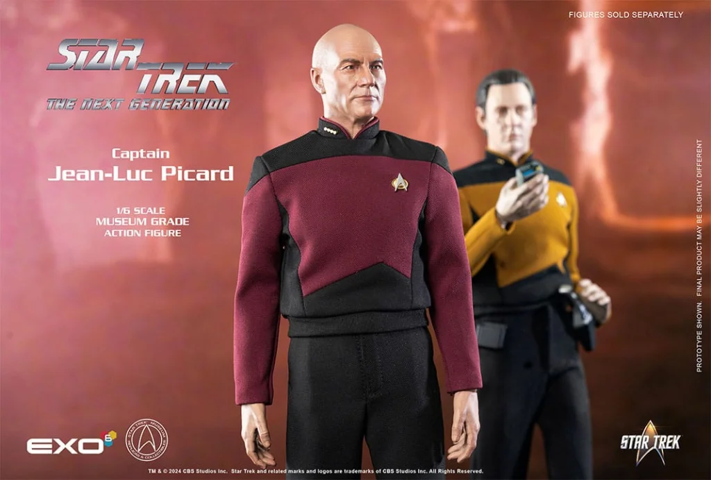 Star Trek - Scale Action Figure - Captain Jean-Luc Picard