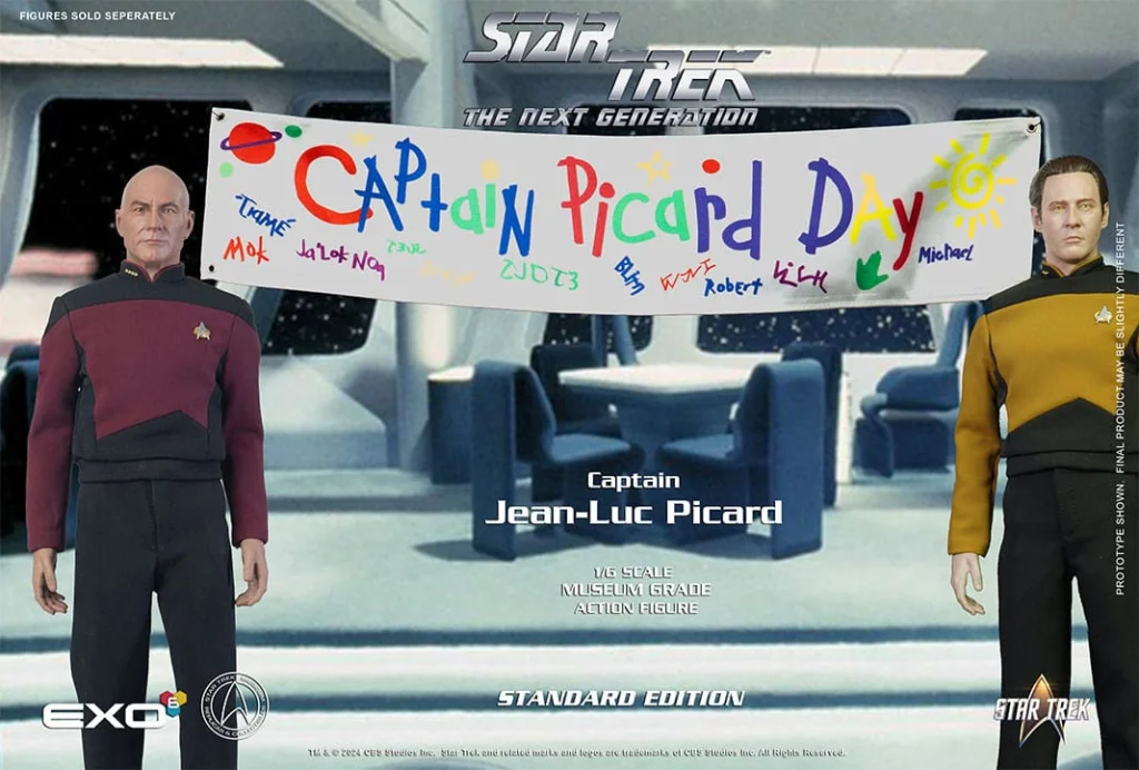Star Trek - Scale Action Figure - Captain Jean-Luc Picard