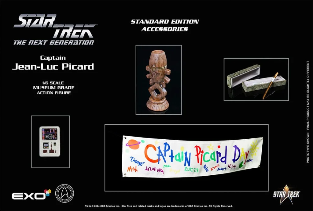 Star Trek - Scale Action Figure - Captain Jean-Luc Picard