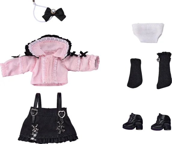 Produktbild zu Nendoroid Doll - Zubeh&ouml;r - Outfit Set: Suspender Skirt Set (Pink & Black)