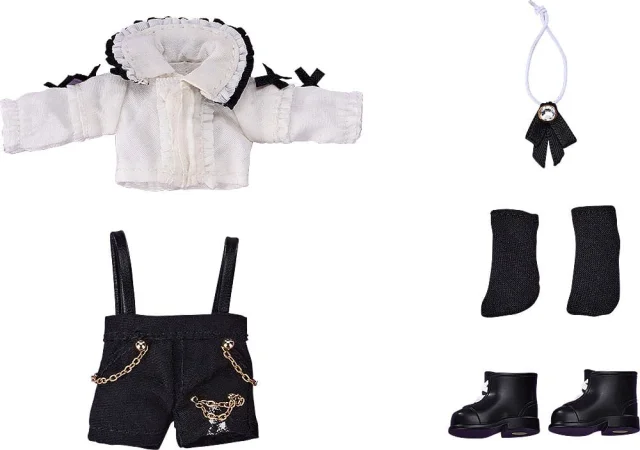 Produktbild zu Nendoroid Doll - Zubeh&ouml;r - Outfit Set: Suspender Shorts Set (White & Black)