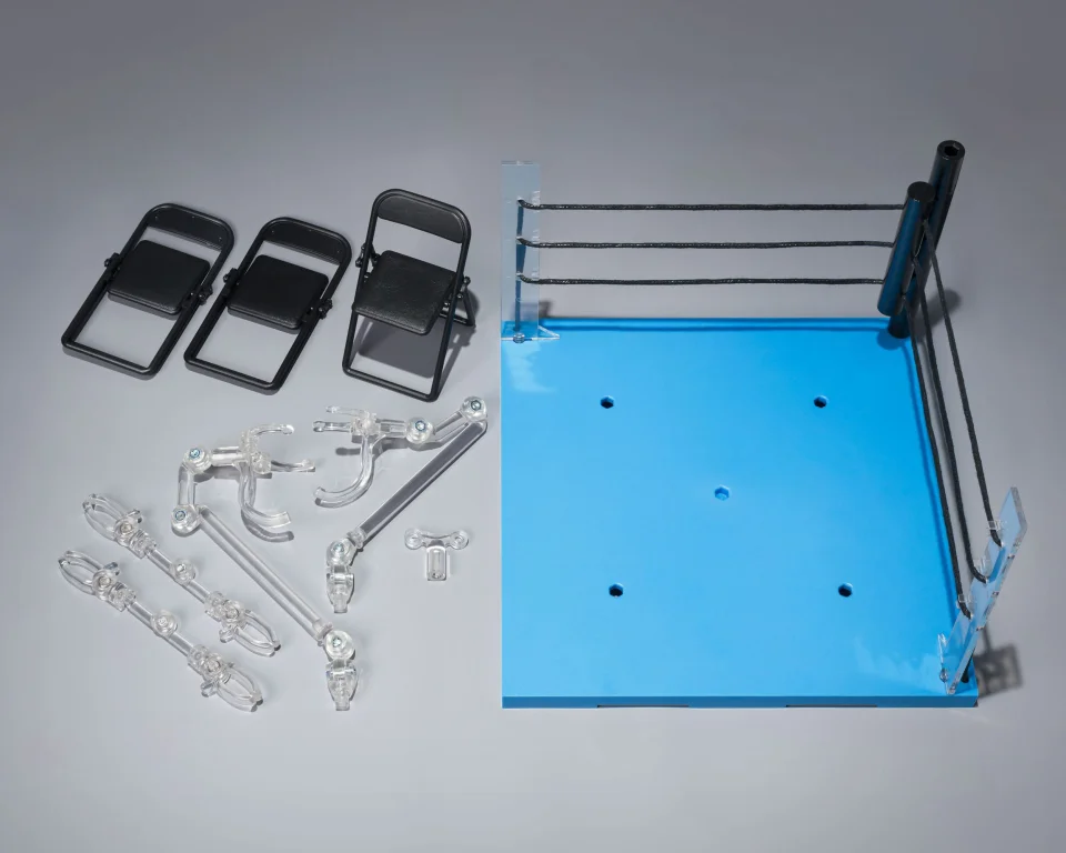 Tamashii Stage - Zubeh&ouml;r - ACT Ring Corner & Folding Chair Set (Neutral)