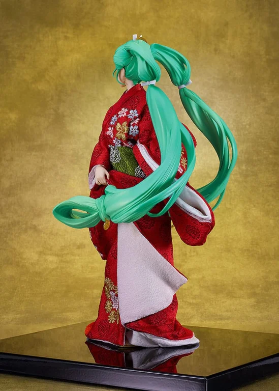 Character Vocal Series - Scale Figure - Miku Hatsune (Beauty Looking Back Miku Ver.) (Kyugetsu Collaboration Japanese Doll)