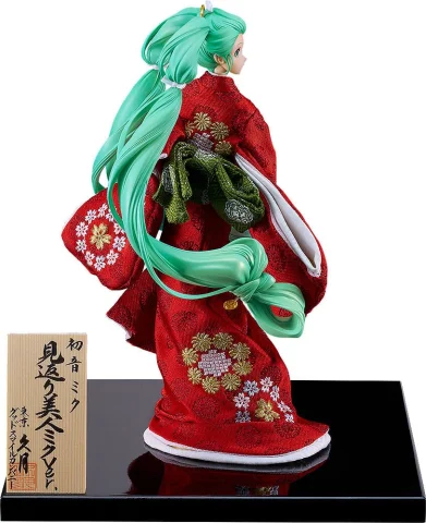 Produktbild zu Character Vocal Series - Scale Figure - Miku Hatsune (Beauty Looking Back Miku Ver.) (Kyugetsu Collaboration Japanese Doll)