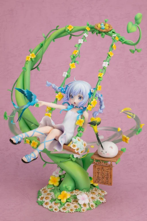 GochiUsa - Scale Figure - Chino Kafū (Flower Swing)
