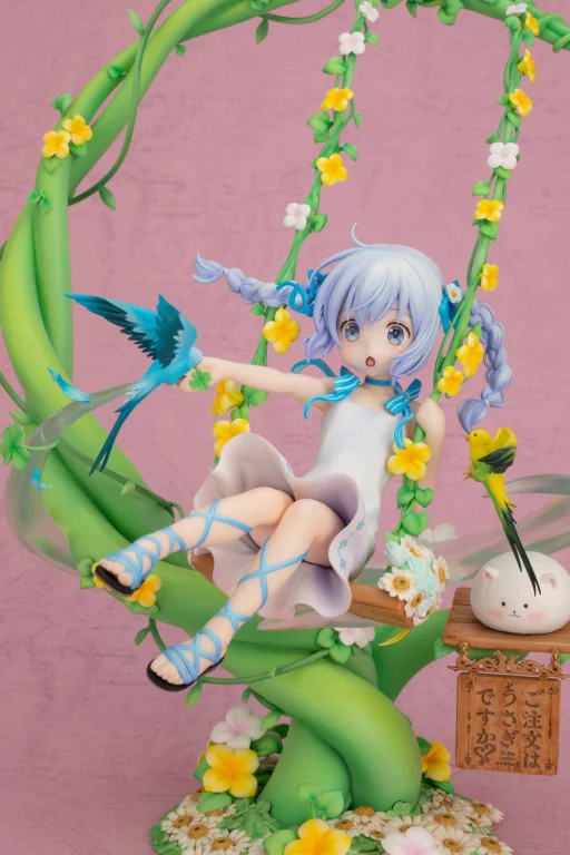 GochiUsa - Scale Figure - Chino Kafū (Flower Swing)