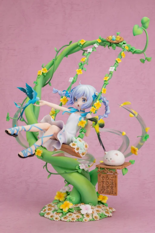 GochiUsa - Scale Figure - Chino Kafū (Flower Swing)