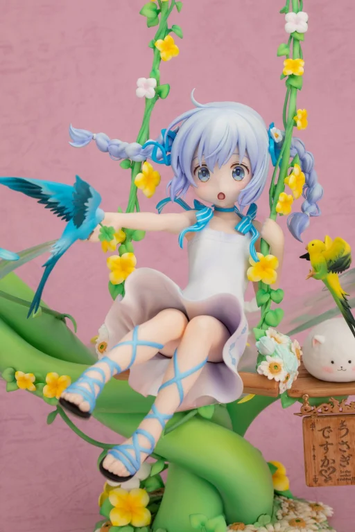 GochiUsa - Scale Figure - Chino Kafū (Flower Swing)