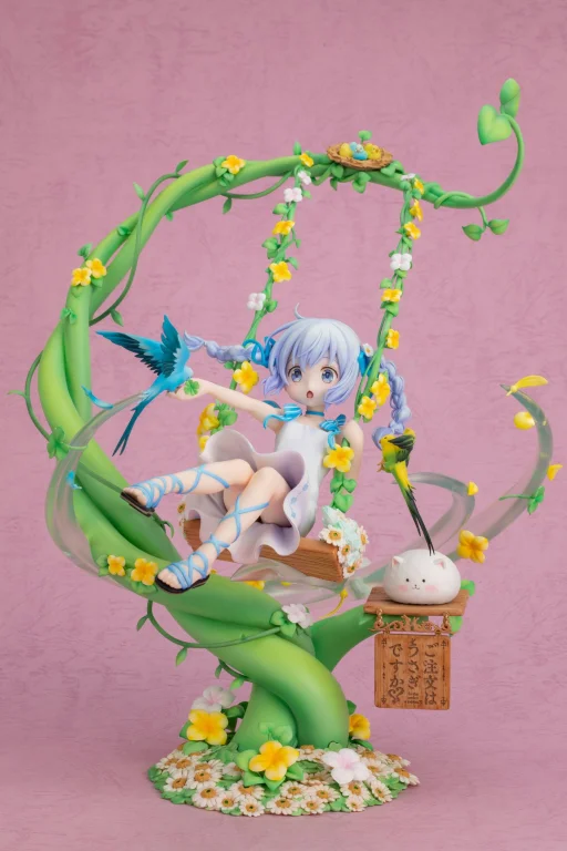 GochiUsa - Scale Figure - Chino Kafū (Flower Swing)