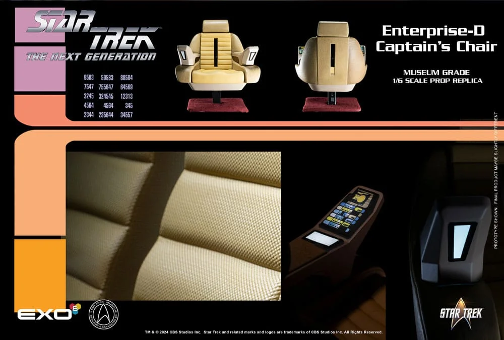 Star Trek - Scale Prop Replica - Enterprise-D Captain's Chair