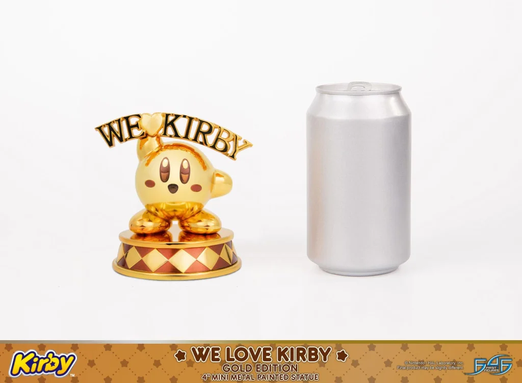 Kirby - Non-Scale Figure - Kirby (We Love Kirby) (Gold Edition)