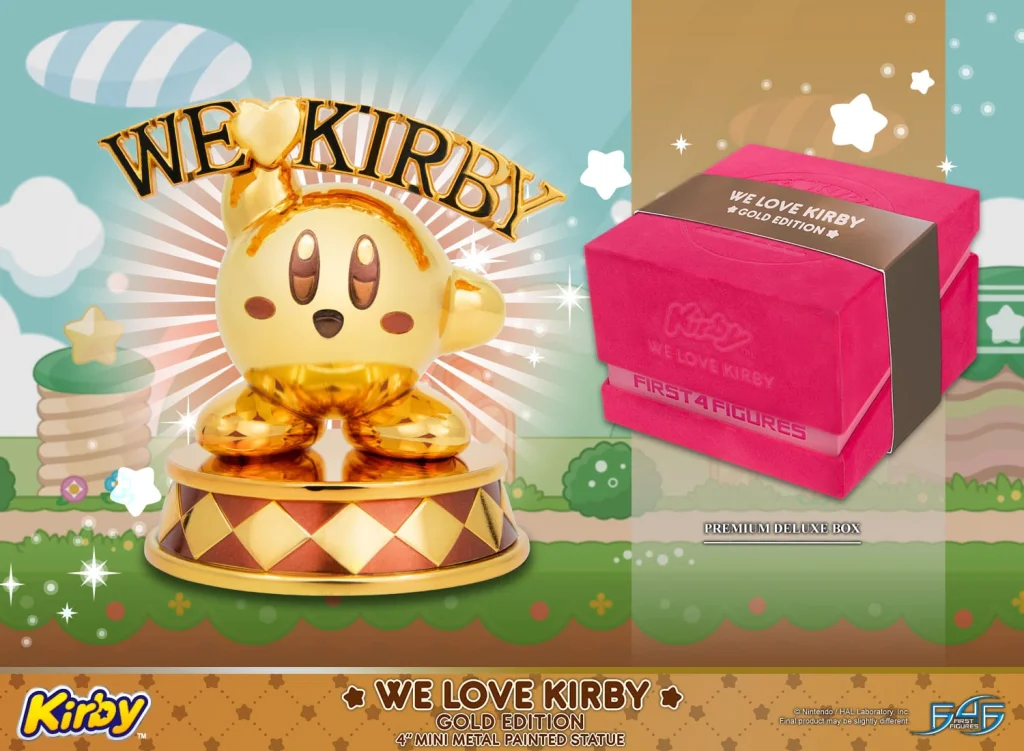 Kirby - Non-Scale Figure - Kirby (We Love Kirby) (Gold Edition)