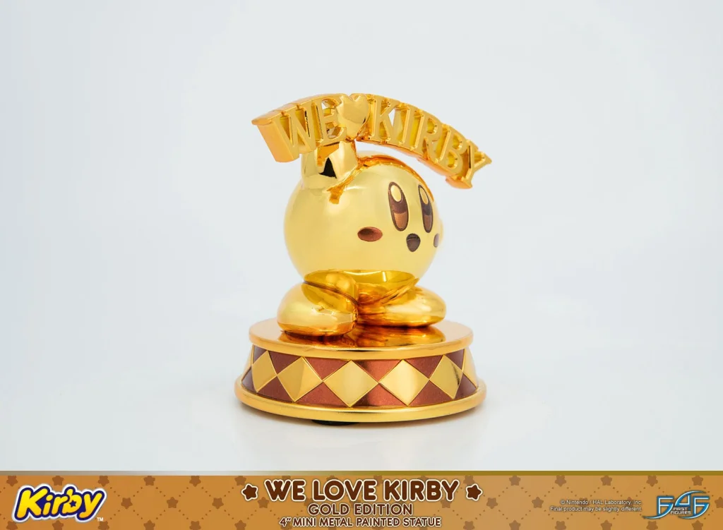 Kirby - Non-Scale Figure - Kirby (We Love Kirby) (Gold Edition)
