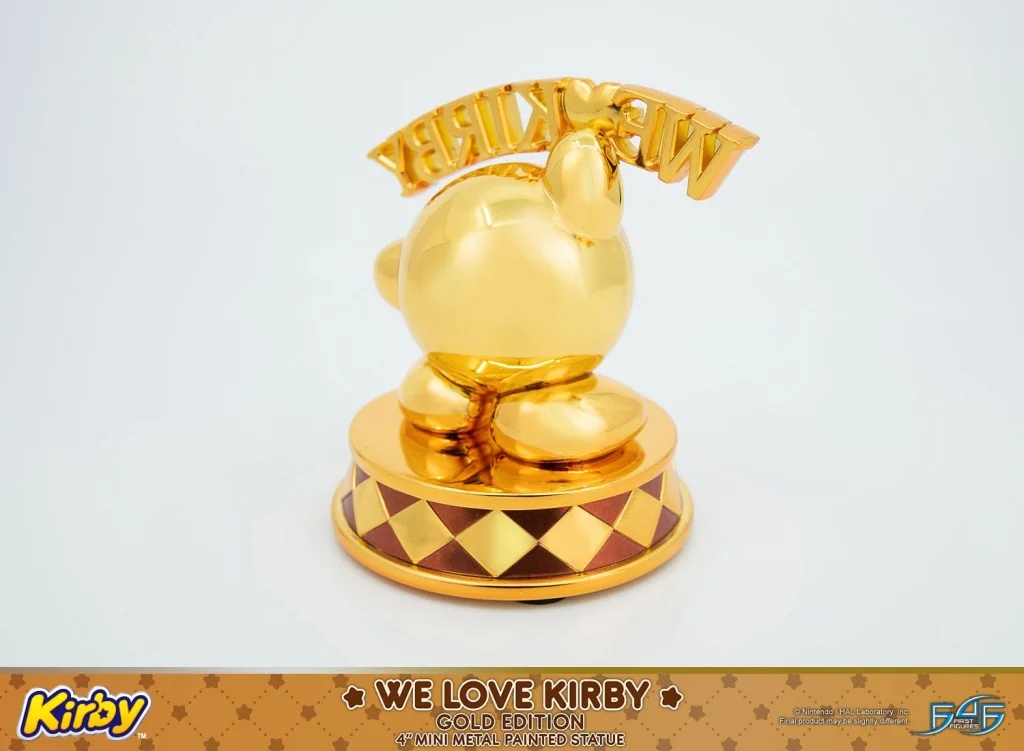 Kirby - Non-Scale Figure - Kirby (We Love Kirby) (Gold Edition)