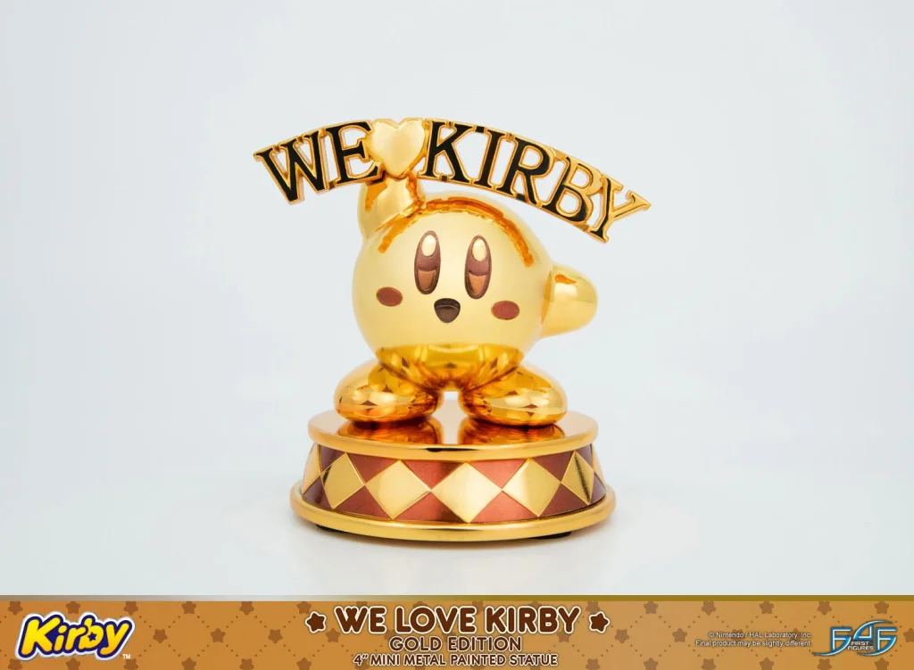 Kirby - Non-Scale Figure - Kirby (We Love Kirby) (Gold Edition)