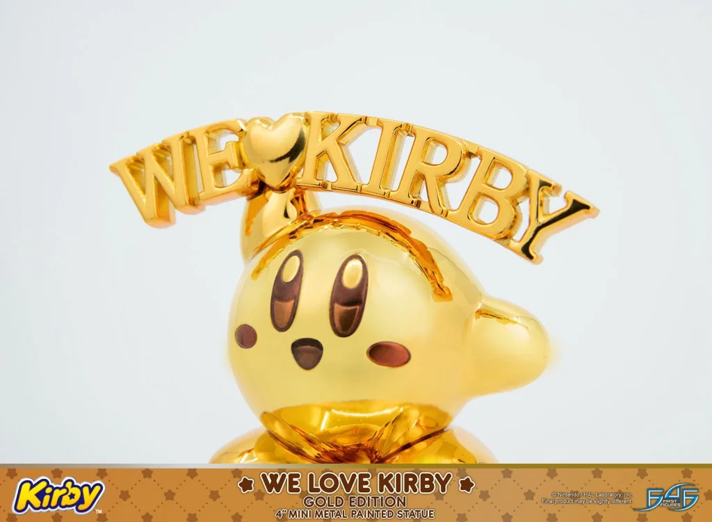 Kirby - Non-Scale Figure - Kirby (We Love Kirby) (Gold Edition)