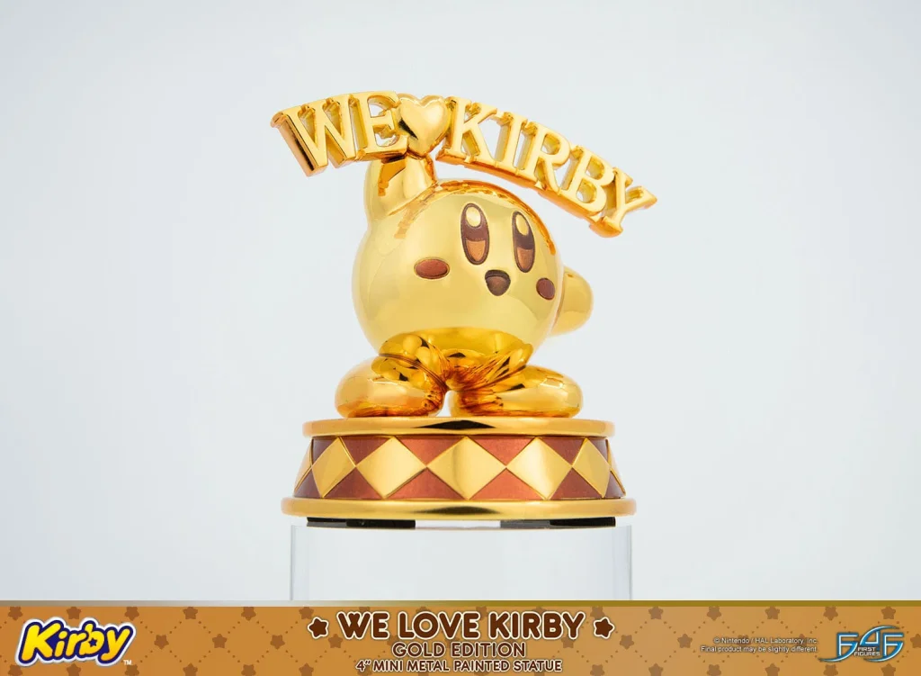 Kirby - Non-Scale Figure - Kirby (We Love Kirby) (Gold Edition)