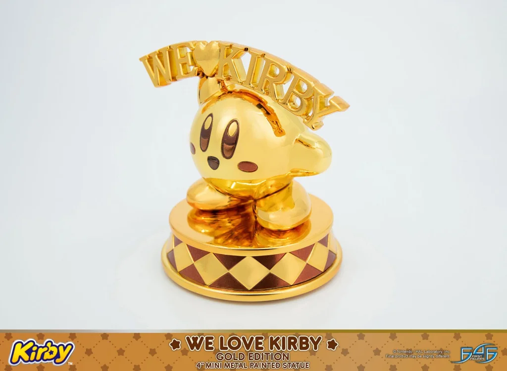 Kirby - Non-Scale Figure - Kirby (We Love Kirby) (Gold Edition)