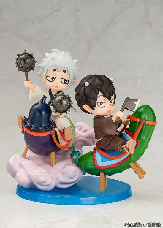 Hozuki's Coolheadedness - Chibi Figure - Karauri & Nasubi