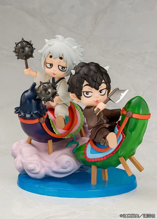 Hozuki's Coolheadedness - Chibi Figure - Karauri & Nasubi