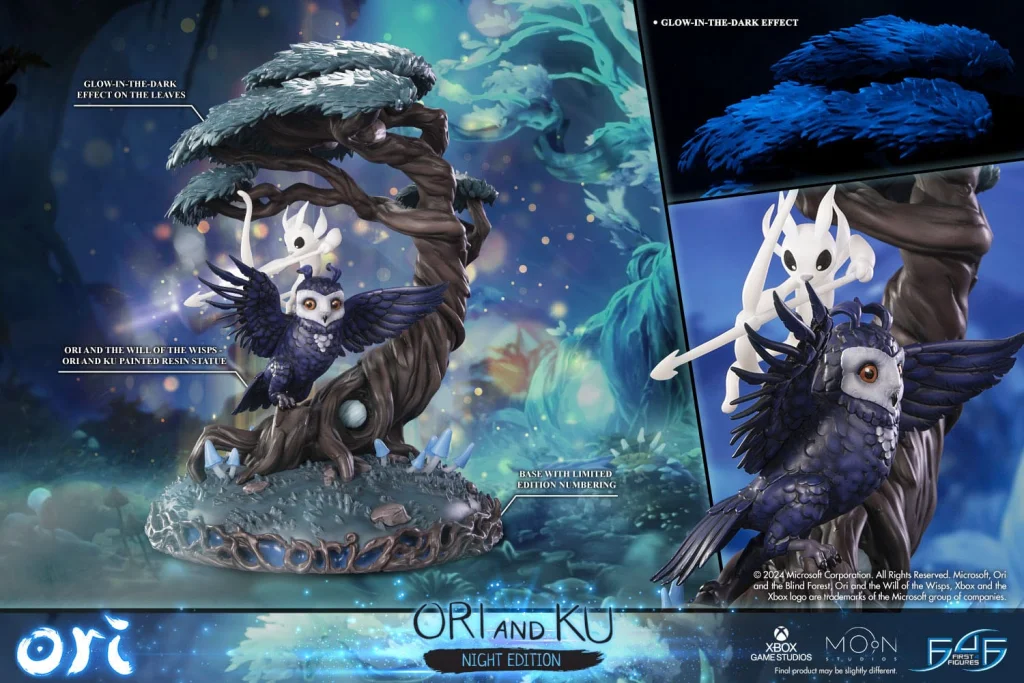 Ori and the Blind Forest - First 4 Figures - Ori & Ku (Night Ver.)