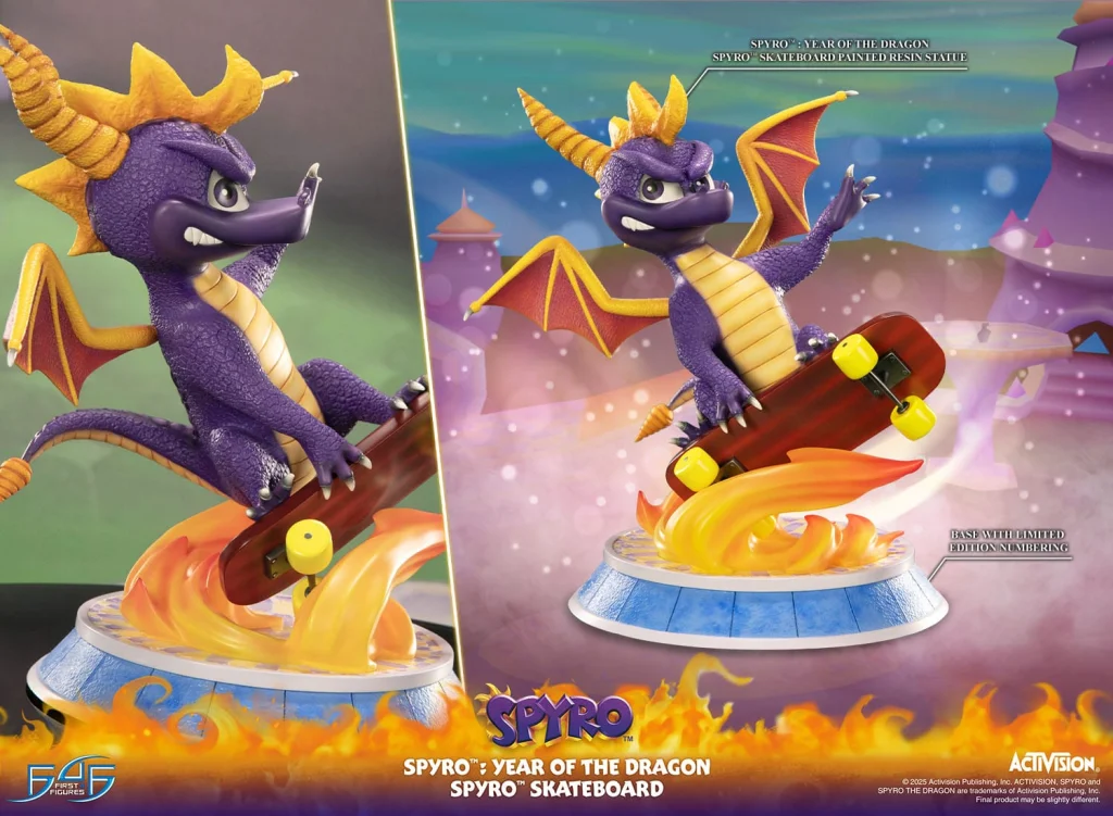 Spyro - Non-Scale Figure - Spyro (Skateboard)