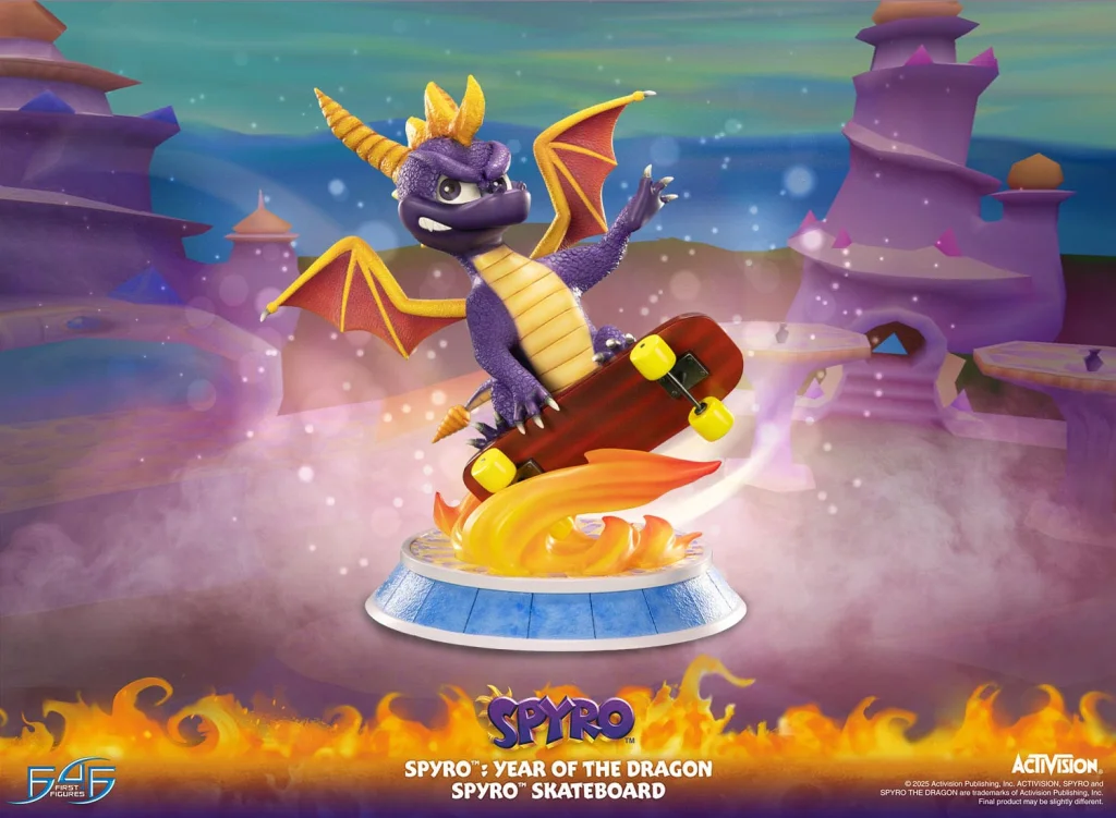 Spyro - Non-Scale Figure - Spyro (Skateboard)
