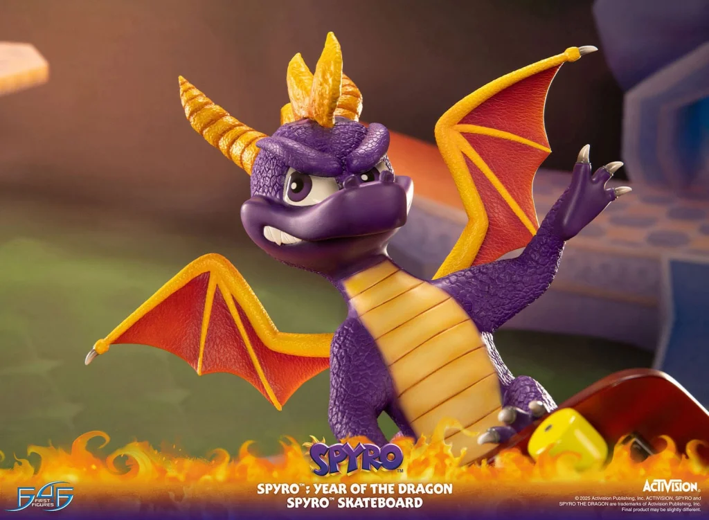 Spyro - Non-Scale Figure - Spyro (Skateboard)