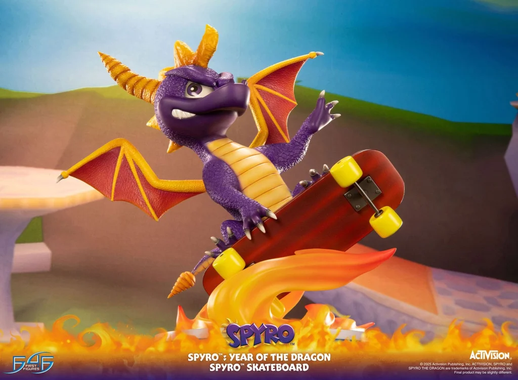 Spyro - Non-Scale Figure - Spyro (Skateboard)