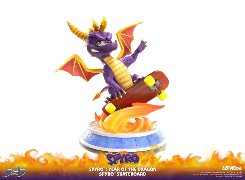 Spyro - Non-Scale Figure - Spyro (Skateboard)