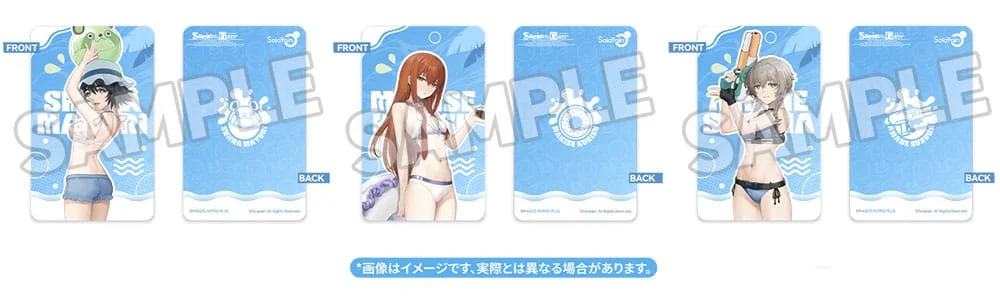 STEINS;GATE - Scale Figure - Suzuha Amane, Kurisu Makise & Mayuri Shiina (Swimsuit Ver.)