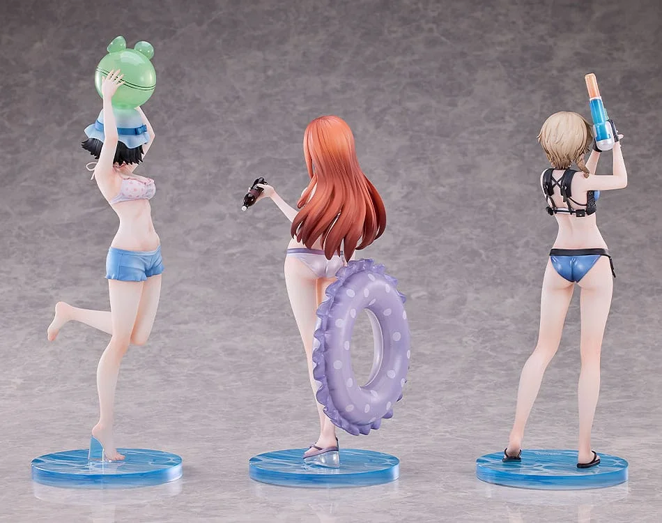 STEINS;GATE - Scale Figure - Suzuha Amane, Kurisu Makise & Mayuri Shiina (Swimsuit Ver.)
