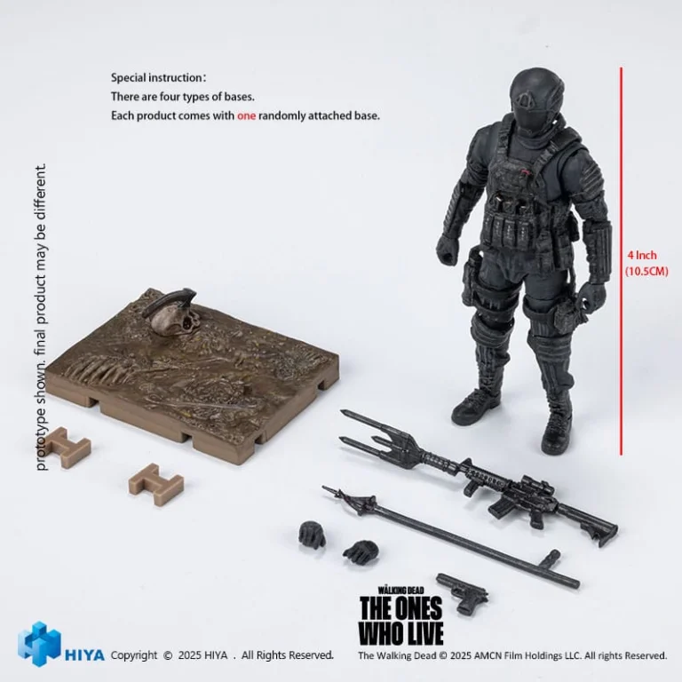 The Walking Dead - Scale Action Figure - CRM Soldier
