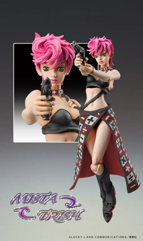 JoJo's Bizarre Adventure - Super Action Statue - Trish Una (Black Ver.)