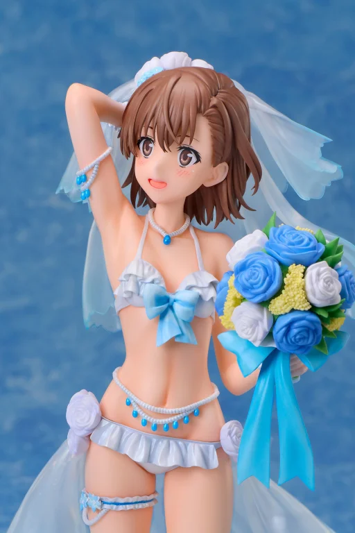 A Certain Scientific Railgun - Scale Figure - Mikoto Misaka (Wedding Swimsuit Ver.)