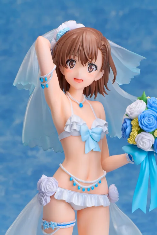 A Certain Scientific Railgun - Scale Figure - Mikoto Misaka (Wedding Swimsuit Ver.)