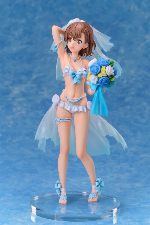 A Certain Scientific Railgun - Scale Figure - Mikoto Misaka (Wedding Swimsuit Ver.)