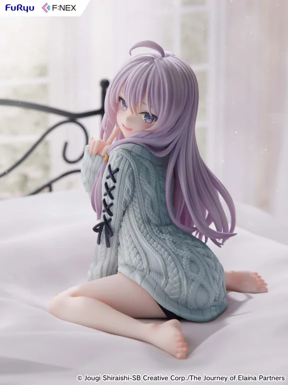 Wandering Witch - Scale Figure - Elaina (knit ver.) (Repaint Blue)