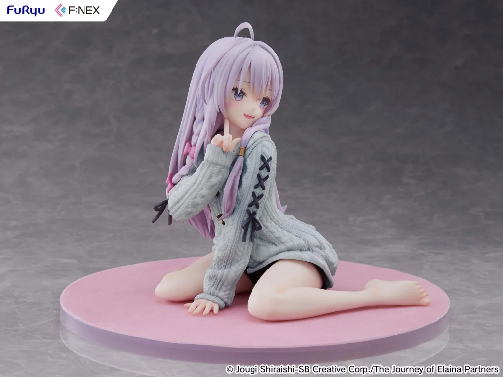 Wandering Witch - Scale Figure - Elaina (knit ver.) (Repaint Blue)