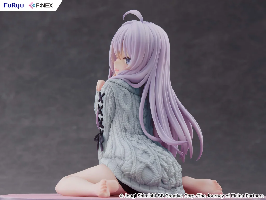 Wandering Witch - Scale Figure - Elaina (knit ver.) (Repaint Blue)